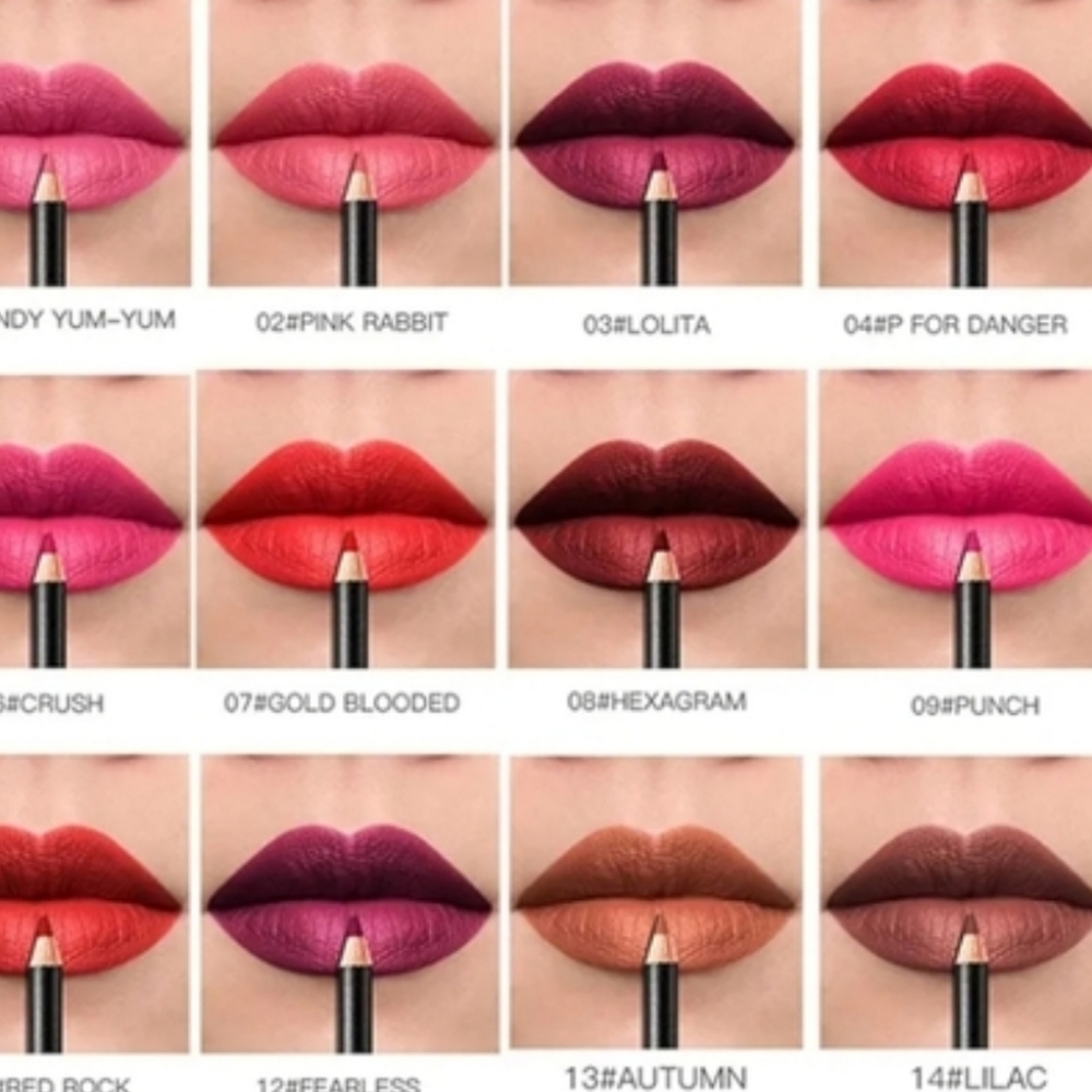 DC Lipstick Collection - Pink, Red, and Brown Hues
